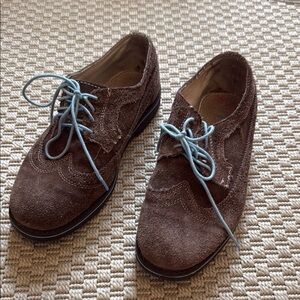 Boys brown dress shoes